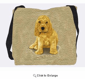 Cocker Spaniel Tote Bag (Puppy)