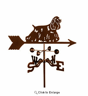 Cocker Spaniel Weathervane