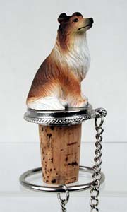 Collie Bottle Stopper