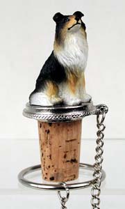 Collie Bottle Stopper (Tricolor)