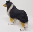 Collie Figurine Tri Color 4"