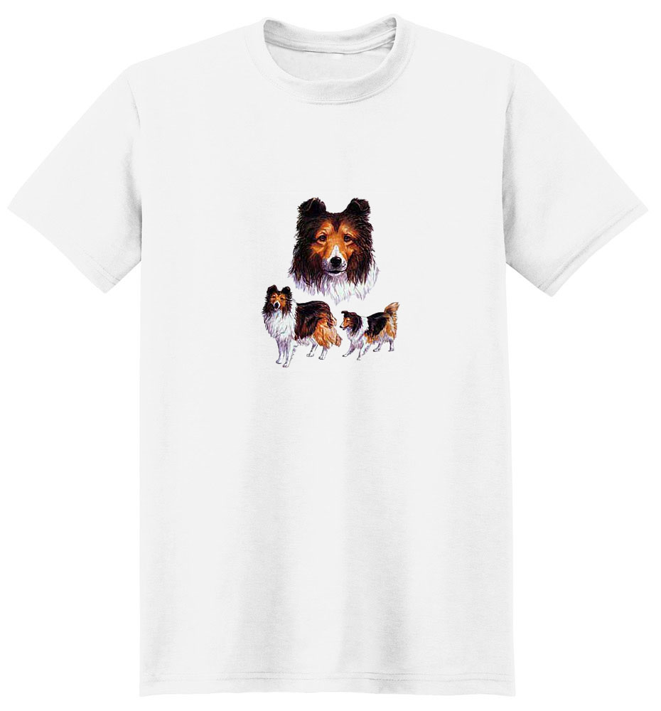 Collie T-Shirt - Collage