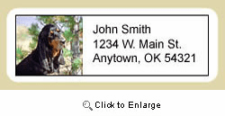 Coonhound Address Labels