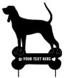 Coonhound Garden Stake