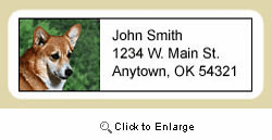 Corgi Address Labels