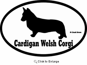 Corgi Bumper Sticker Euro