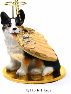 Corgi Christmas Ornament Angel