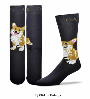 Corgi realistic Socks