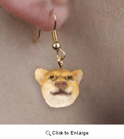 Cougar Authentic Earrings