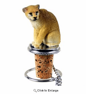 Cougar Bottle Stopper