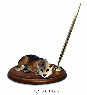 Cougar Pen Holder