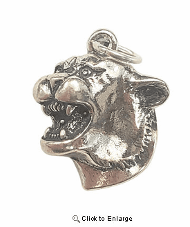 Cougar Sterling Silver Charm