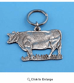 Cow Keychain
