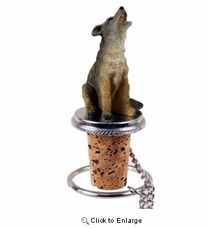 Coyote Bottle Stopper