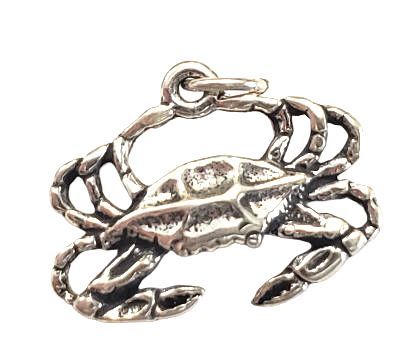 Crab Sterling Silver Charm