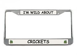 Cricket License Plate Frame