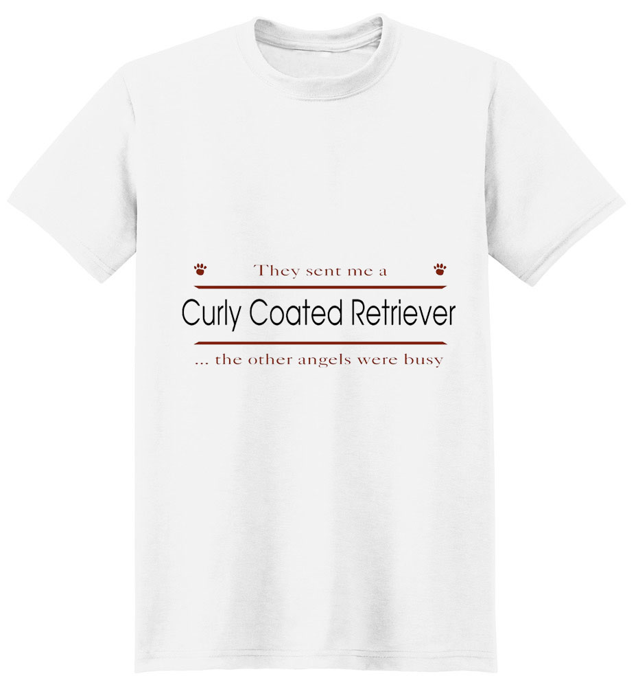 Curly Coated Retriever T-Shirt - Other Angels
