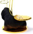Dachshund Angel Ornament Longhaired Black