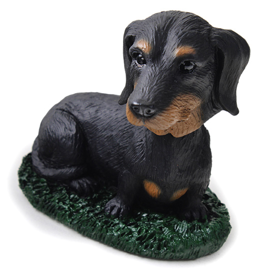 Dachshund Bobblehead Black-Tan