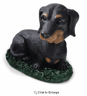 Dachshund Bobblehead Black-Tan