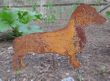 Dachshund Garden Stake