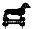 Dachshund Garden Stake