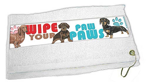 Dachshund Paw Wipe Towel