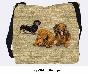Dachshund Puppies Tote Bag