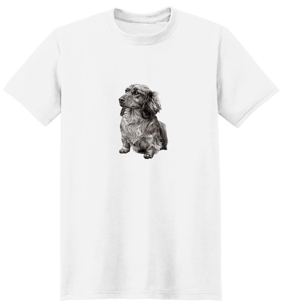 Dachshund T-Shirt - Eye Catching Detail Wirehaired