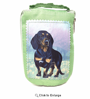 Dachshund Tote Bag - Foldable to Pouch