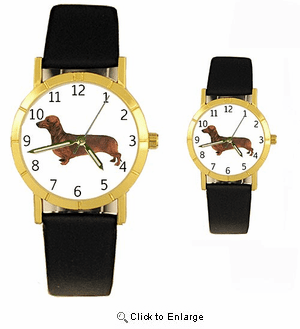 Dachshund Watch Red