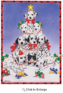 Dalmatian Christmas Cards