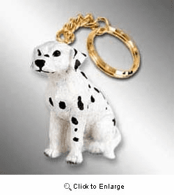 Dalmatian Keychain