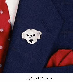 Dalmatian Pin Hand Painted Resin