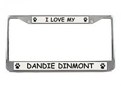 Dandie Dinmont License Plate Frame