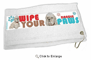 Dandie Dinmont Paw Wipe Towel