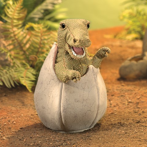 Folkmanis Dinosaur Egg Hand Puppet Plush 9