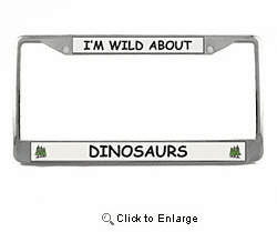 Dinosaur License Plate Frame