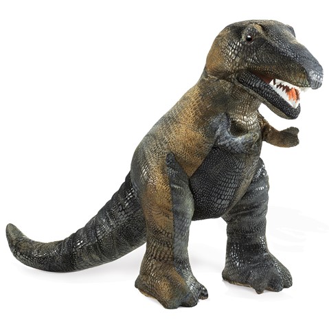 Folkmanis Dinosaur T-Rex Hand Puppet Plush 15
