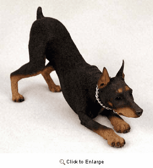Doberman Figurine Red MyDog