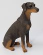 Doberman Figurine Red Uncropped