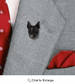 Doberman Pinscher Hand Painted Resin