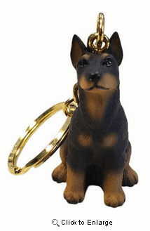 Doberman Pinscher Keychain