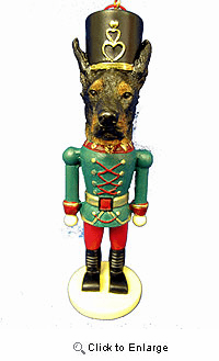 Doberman Pinscher Ornament Nutcracker