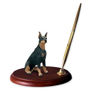 Doberman Pinscher Pen Holder