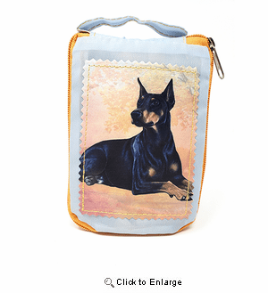 Doberman Pinscher Tote Bag - Foldable to Pouch
