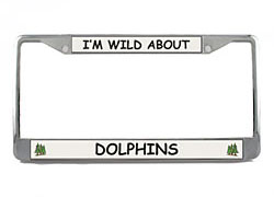 Dolphin License Plate Frame