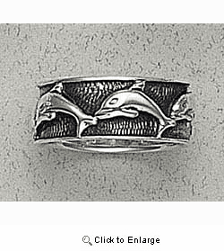 Dolphin Ring - Band