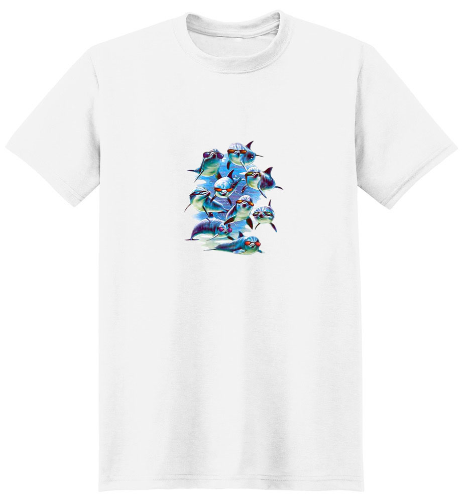 Dolphin T-Shirt - With Sunglasses