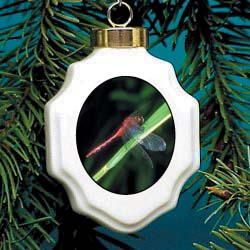 Dragonfly Christmas Ornament Porcelain